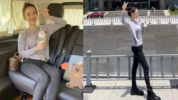 郎朗妻子吉娜产后晒照 扎丸子头细腰长腿少女感十足