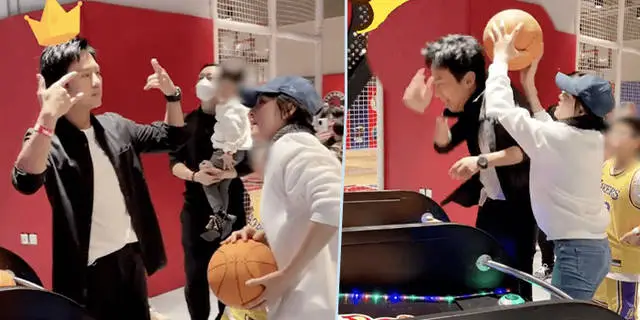 鄧超孫儷投籃互懟秀恩愛 網友大呼這狗糧先吃為敬