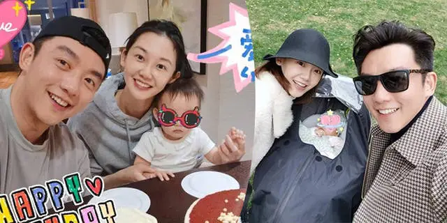 苗苗曬一家三口合照慶生 女兒擺酷酷表情出鏡