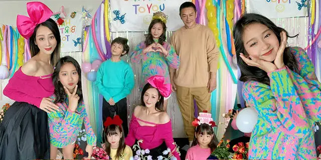 陳浩民為大女兒陳雅薷慶生 蔣麗莎穿搭時尚似少女