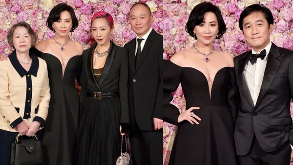 刘嘉玲晒生日聚会照与老公好友庆生 感恩大家祝福