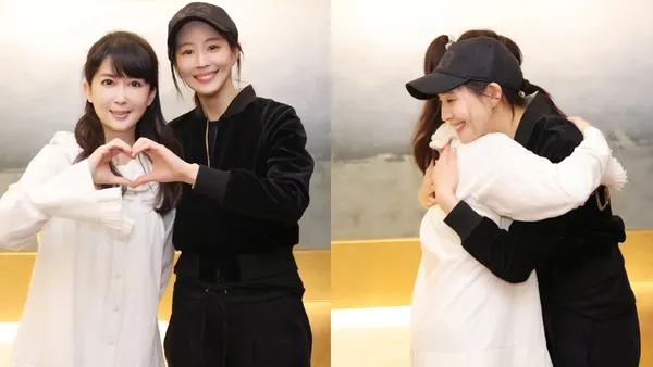 张钧甯晒和孟庭苇合照 拥抱比心超满足