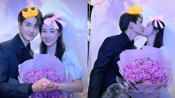 "Little Five" Jin Ensheng successfully proposed to Zhang Meng. The scene was warm and romantic. The two kissed sweetly