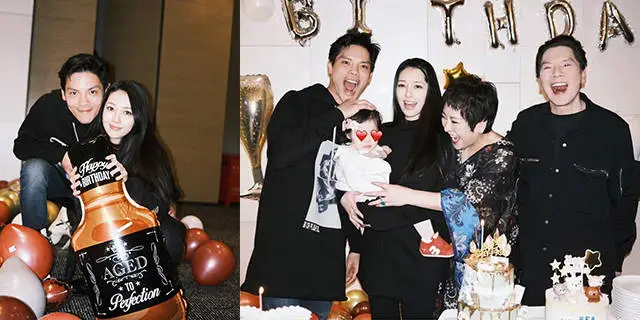 向佐为妈妈和老婆郭碧婷庆生 晒全家合照温馨幸福