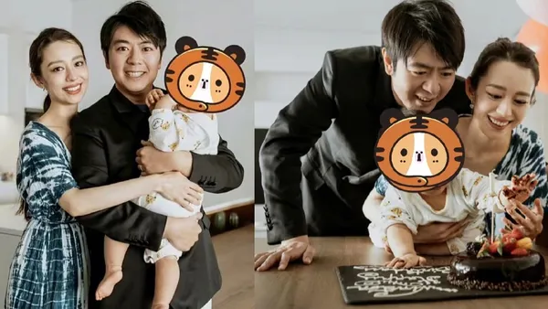 郎朗夫妇晒一家三口合照为儿子庆生 吉娜穿连衣裙身材姣好