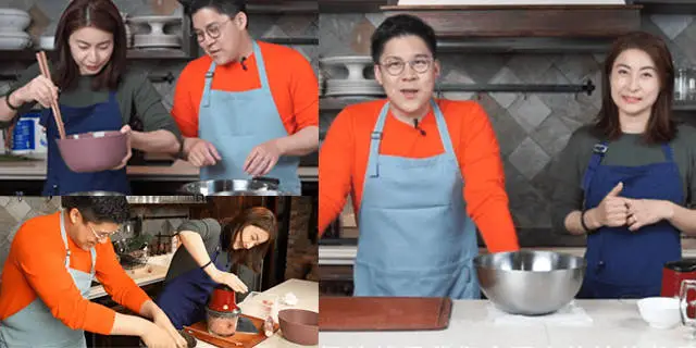 郭晶晶分享和霍启刚包饺子 两人分工协作恩爱十足