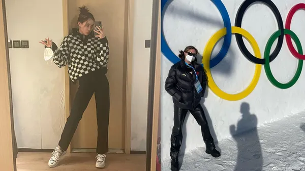 谷爱凌晒对镜自拍古灵精怪 秀优越腹肌线条超吸睛