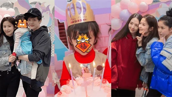 颖儿晒照为4岁女儿庆生 董璇帮布置派对郭碧婷素颜出席