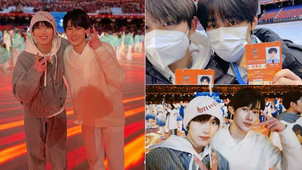丁程鑫张真源晒冬奥会闭幕式现场照 称“骄傲激动难忘”
