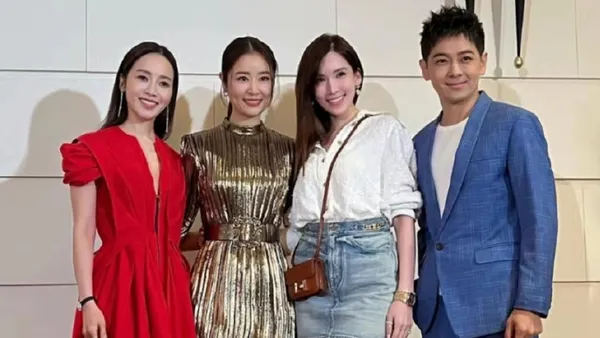 陈若仪甜蜜探班林志颖 晒与林心如侯佩岑四人合照