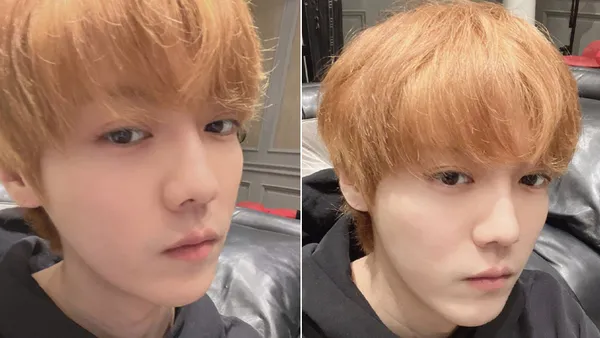 鹿晗晒金发怼脸自拍 透露“减肥太难了”