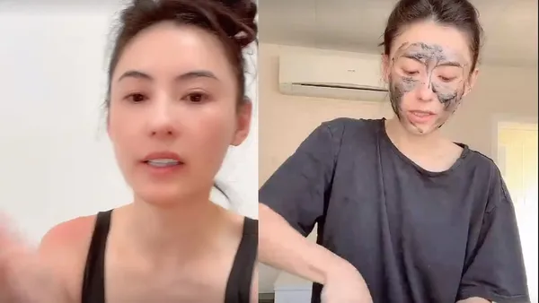 张柏芝晒视频分享居家生活 扎丸子头素颜出镜随性闲适