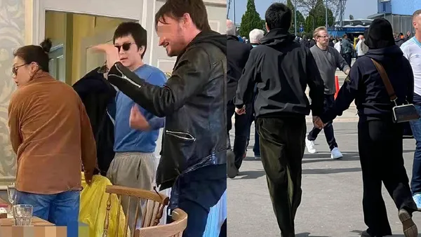 马思纯张哲轩出游被网友偶遇 牵手散步甜蜜十足