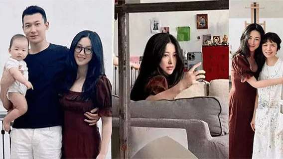 朱珠晒一家三口游玩照片 全程甜蜜互动十分有爱