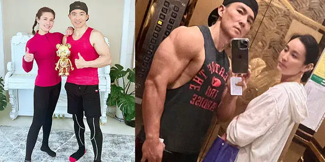 刘畊宏晒各种面食感恩老婆 与王婉霏合影秀腱子肉