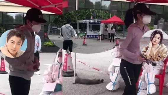 网友偶遇陈晓陈妍希做核酸 二人同穿运动装秀恩爱