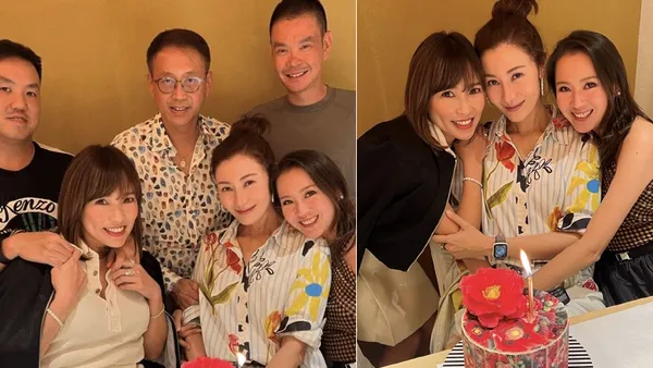 李嘉欣晒生日照皮肤白皙状态好 许晋亨挽妻子出镜显恩爱