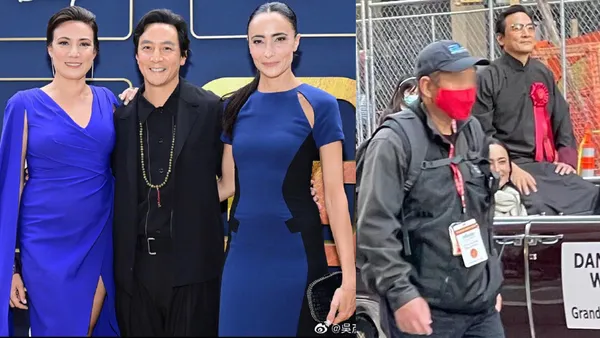 吴彦祖晒近期参加活动照片 网友调侃发型好像“斯内普”