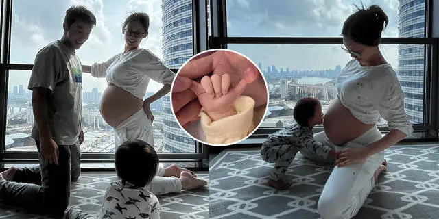 郑恺苗苗儿童节官宣二胎得子 晒婴儿小手照超可爱