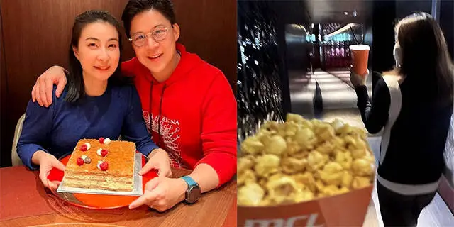 Guo Jingjing and Huo Qigang watched movies together and got along very happily