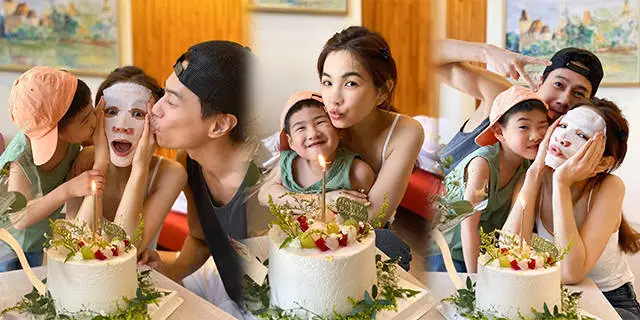 Ella晒一家三口合照庆生 3岁儿子和她长得一模一样