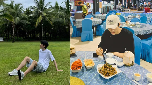 龚俊晒浅游三亚逛吃plog 赏海岛美景逛夜市尝美食