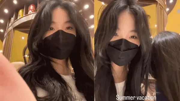 小s二女儿许韶恩晒美照 长卷发对镜wink一脸明星相