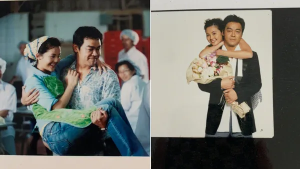 阿Sa晒与刘青云20年前旧照 感慨“每次合作都不一样感觉”