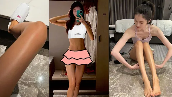 何穗美黑成功秒变辣妹 对镜自拍大秀好身材