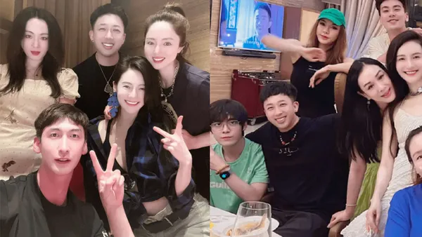 于正晒聚会合照 钟丽缇董璇等靓丽现身