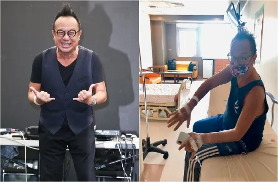 After sudden heart failure, Huang Dawei sent a message that he was safe: he had been discharged from hospital and went home to recuperate.