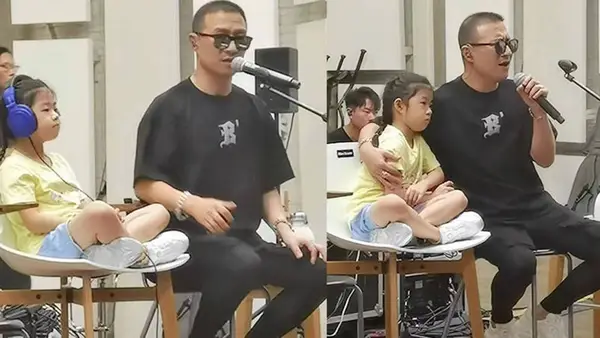 Wang Feng practiced songs with his daughter and woke up as the father's new music director.