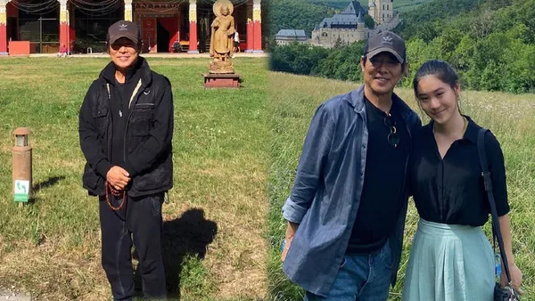 59岁李连杰近照曝光 拜访寺庙完成为期三周的静修