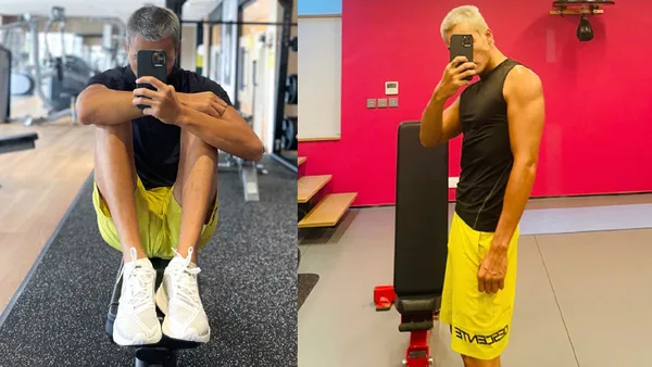 陈伟霆健身房自拍上新！剪寸头霸气秀肌肉身材超顶