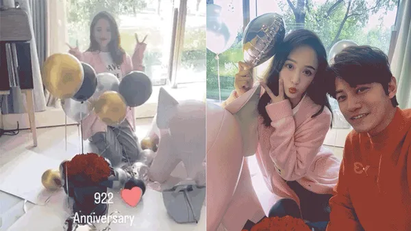 陳喬恩艾倫慶相愛三週年 獲送玫瑰花和包包陳喬恩開心比耶