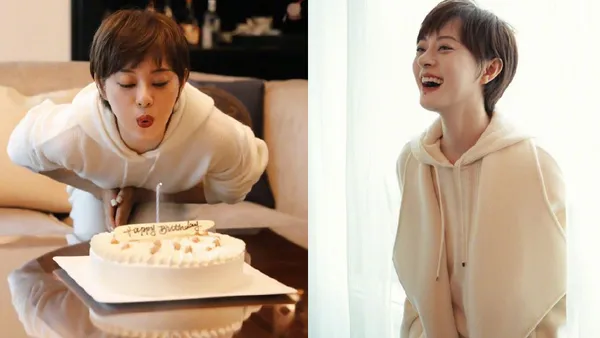 孫儷曬40歲慶生照 穿白色衞衣吹蠟燭笑容燦爛開懷