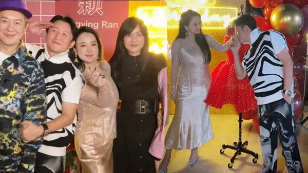 冉瑩穎與吳尊夫婦同慶38歲生日 小腹凸起疑懷四胎