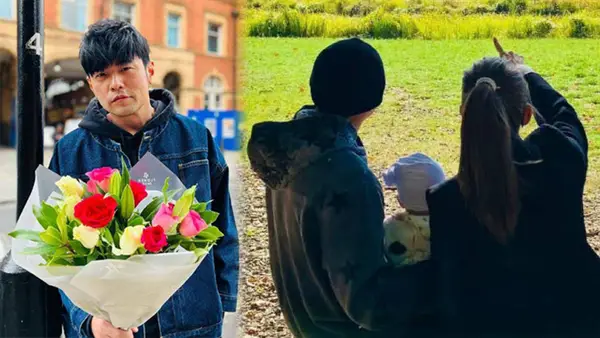 Jay Chou returns to the scene of "amazing Rogue 2" to buy super sweet flowers for Kunling.