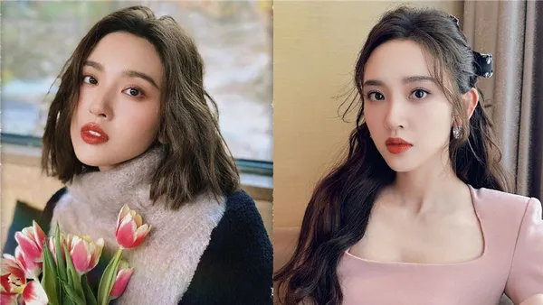 唐艺昕晒长发短发对比照 演绎知性与甜美颜值超抗打