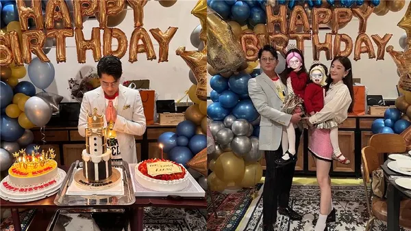 方媛曬合影為老公慶生 郭富城甜蜜回應謝謝老婆