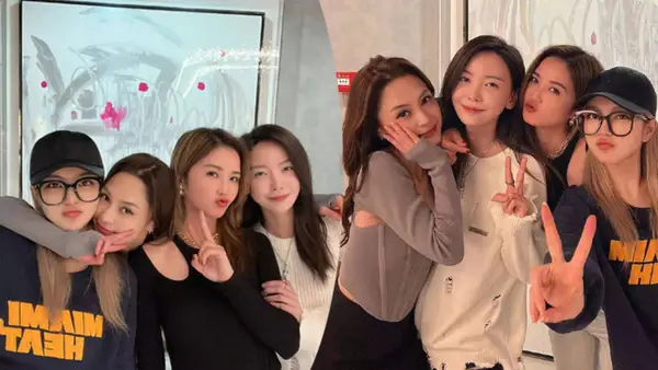 Twins周揚青於文文曬合影照 美女相擁氣氛太歡樂