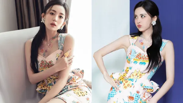 娜扎穿糖果色短裙皮膚白皙 大秀逆天長腿身材養眼