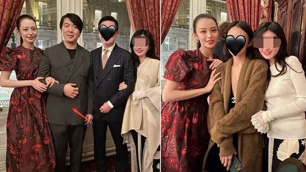 Lang Lang holds a private dinner in England. Genna is sweet in love with her husband.