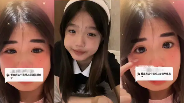 鍾麗緹二女兒被指整容 本人翻白眼捏臉揉鼻子回應