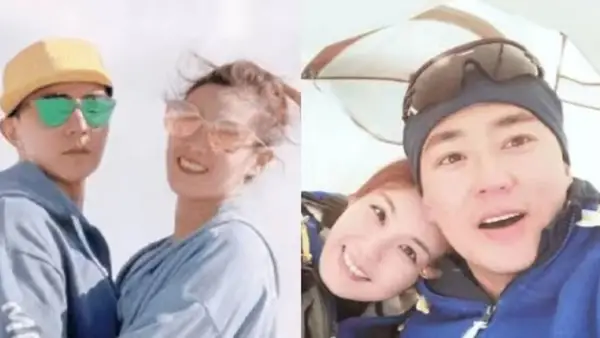 劉畊宏王婉霏曬冬季隨拍 雪山上甜蜜相擁太浪漫