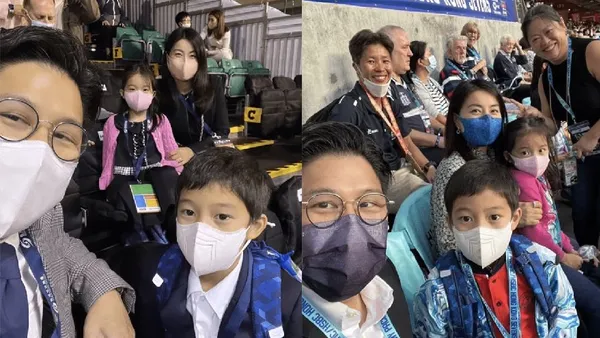 霍啓剛一家看網球比賽曬合照 女兒眉眼像極了郭晶晶