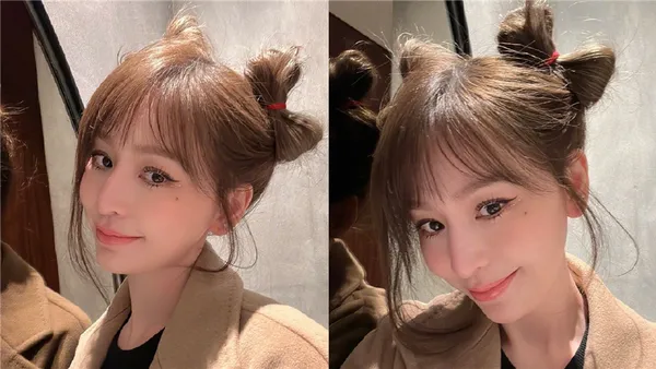 甜心教主甜度滿分！王心凌近照扎蝴蝶結丸子頭超可愛