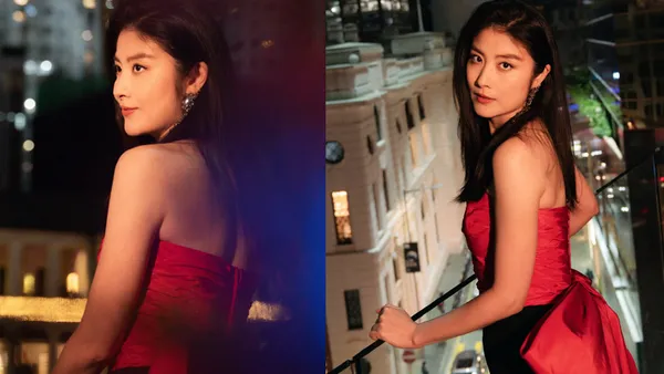 陳慧琳罕見曬近照寫真 穿紅裙狀態超好