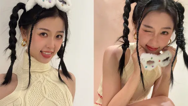 虞書欣曬美照感謝粉絲支持 雙麻花辮造型甜辣可愛