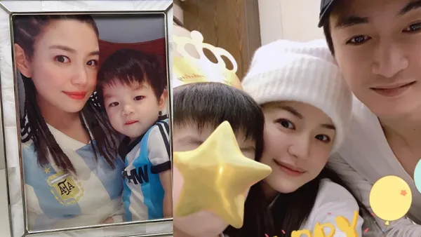 陳妍希卡零點為兒子慶祝6歲生日 小星星正臉照軟萌可愛